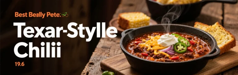 Pepper Belly Pete Chili Recipe: The Legendary Bowl of Bold, Smoky Flavor