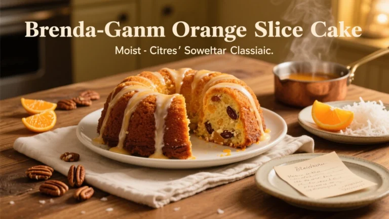 Brenda Gantt Orange Slice Cake Recipe: A Southern Classic Full of Flavor