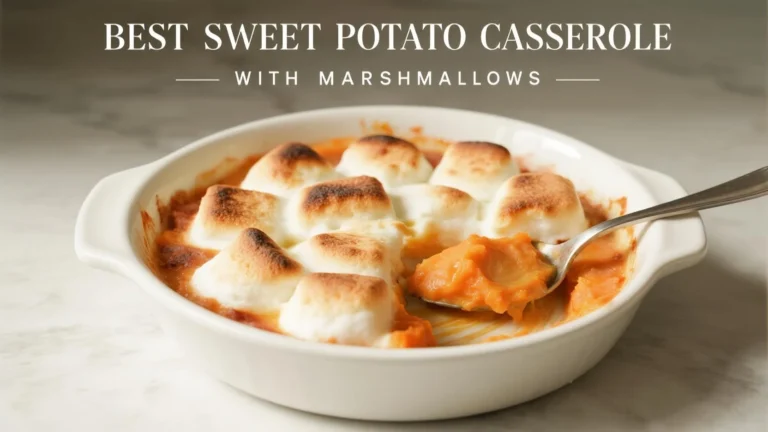 The Best Sweet Potato Casserole With Marshmallows (A Classic Thanksgiving Favorite!)
