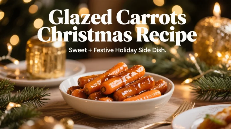 Glazed Carrots Christmas Recipe & Thanksgiving Recipe