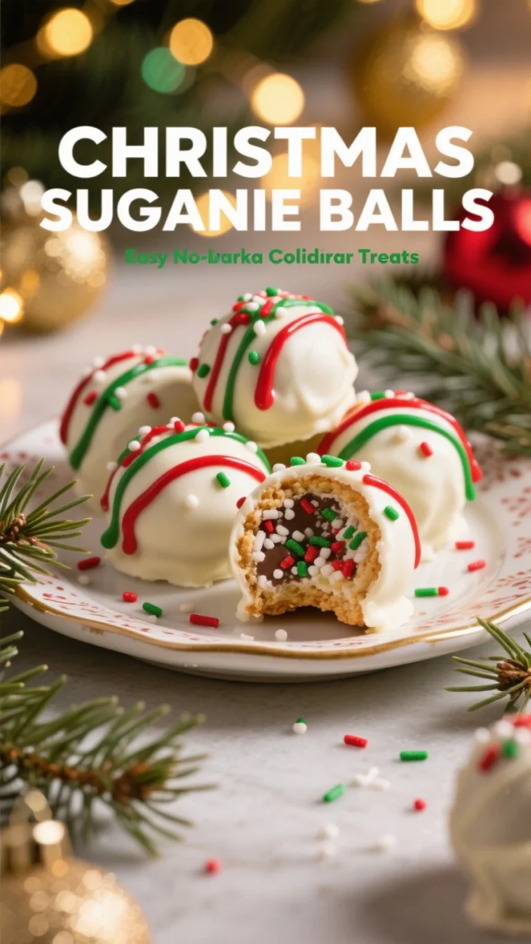 Christmas Sugar Cookie Balls (Easy No-Bake Holiday Treat)