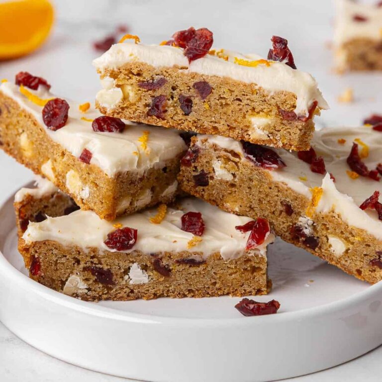 Cranberry Bliss Bars (Holiday White Chocolate Cranberry Bars)