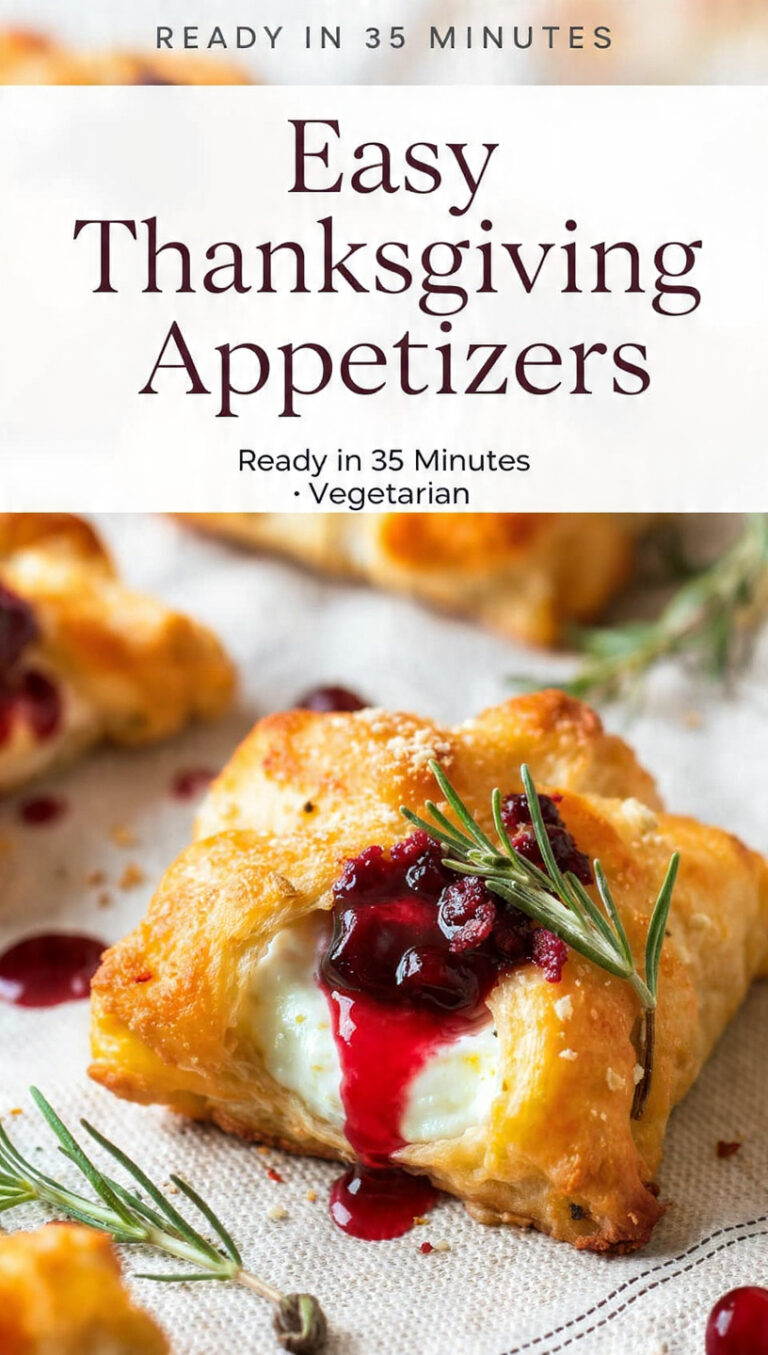 Easy Thanksgiving Appetizers: Simple, Festive, and Ready in 35 Minutes